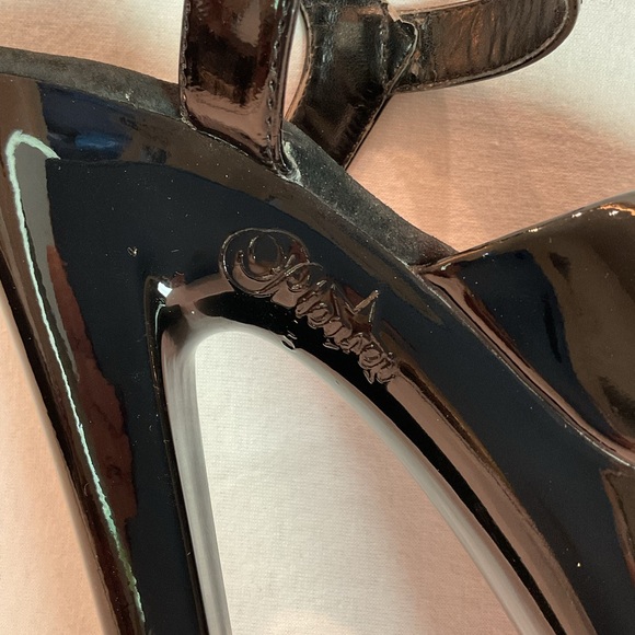 PLEASER FLAMINGO 808 Black 4inch Platform 8inch Heels Ankle strap Worn once SZ 6 - Picture 6 of 14